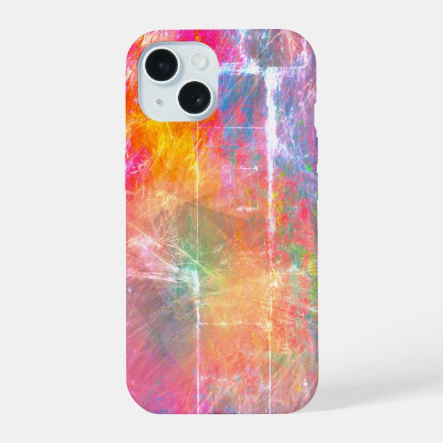 Multi Coloured Abstract Case-Mate iPhone Case (Back)