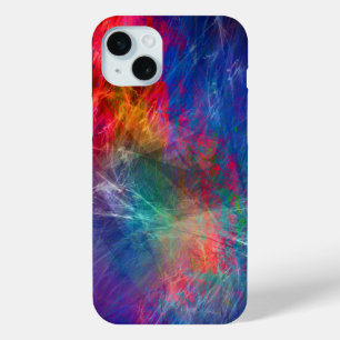 Multi Coloured Abstract iPhone 15 Mini Case