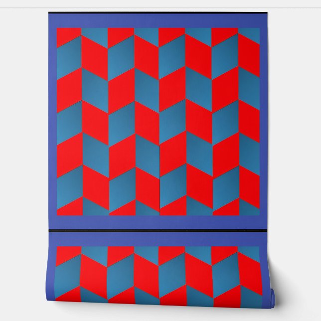  Multi-Coloured Abstract Peel and Stick Wallpaper (Unrolling)