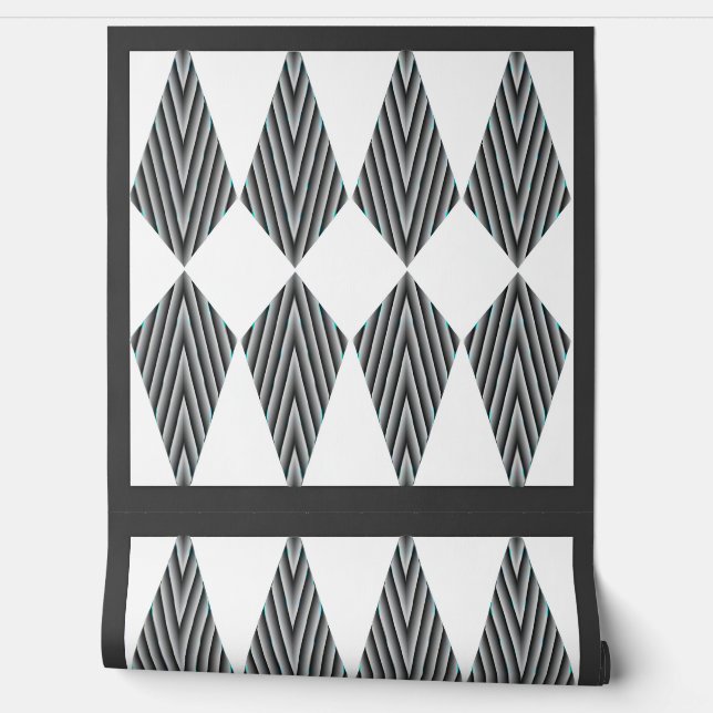  Multi-Coloured Abstract Peel and Stick Wallpaper (Unrolling)