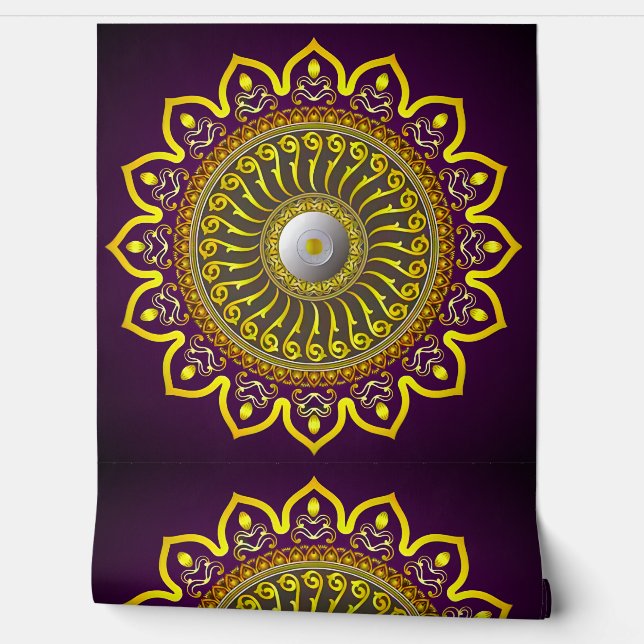  Multi-Coloured Abstract Peel and Stick Wallper Wallpaper (Unrolling)