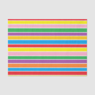 Multi-coloured Bold Stripey Tissue Paper