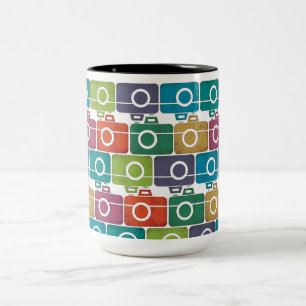 Multi-Coloured Camera Mug