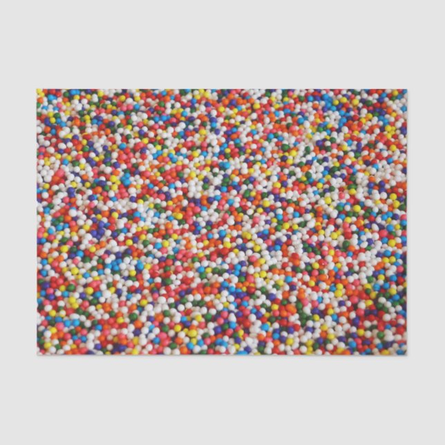 Multi-Coloured Candy Balls Fun Gift Paper (Front)