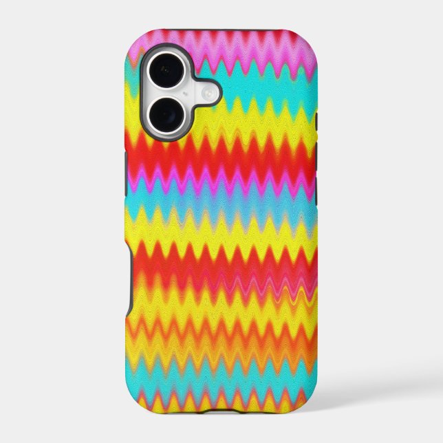 Multi coloured chevron stripes (Back)