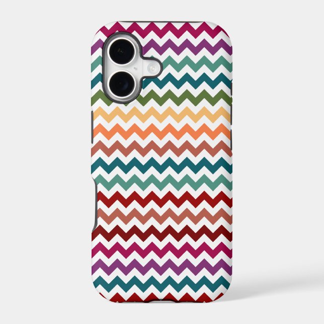 Multi-Coloured Chevrons | Customisable (Back)