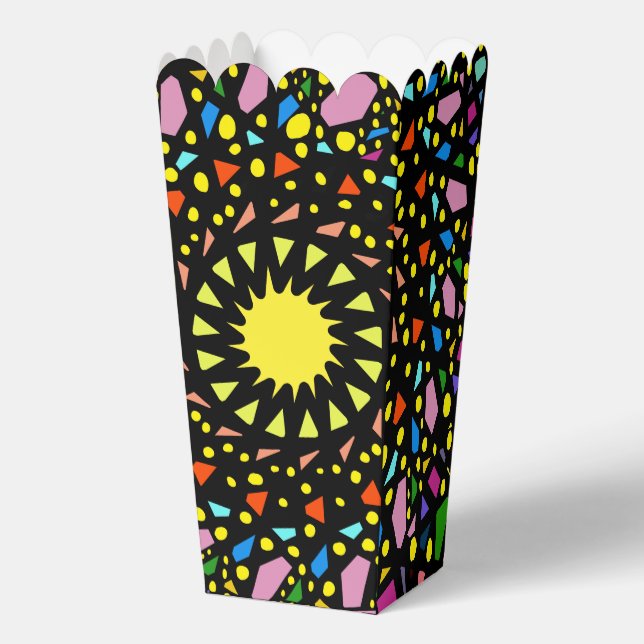 Multi-Coloured Confetti Party Favour Box by Joya E (Front)