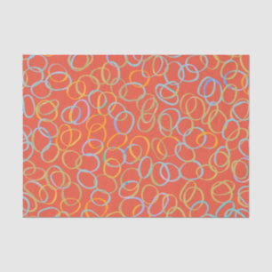 Multi Coloured Cool Abstract Pattern Tissue Paper