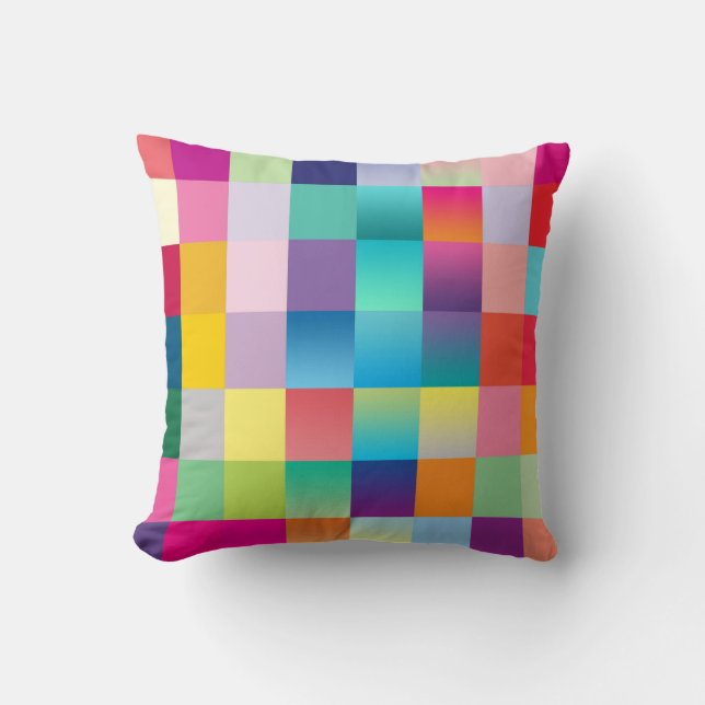 “Multi Coloured Design” Cushion (Front)
