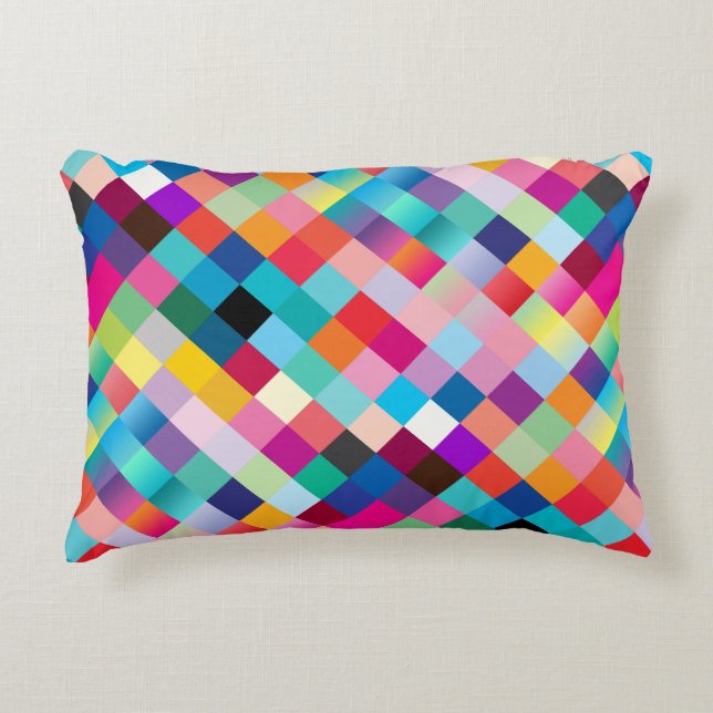 “Multi Coloured Design” Decorative Cushion (Front)