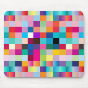 “Multi Coloured Design” Mouse Pad