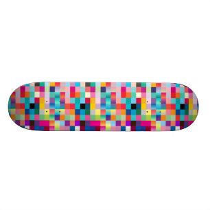 Multi Coloured Design Skateboard