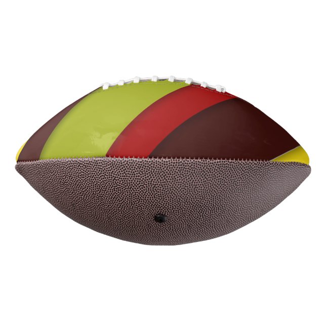 Multi-Coloured Diagonal Stripes Football (Rotated 270)
