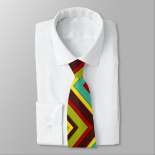 Multi-Coloured Diagonal Stripes Tie