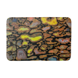 Multi Coloured Dinosaur Bone Bath Mat