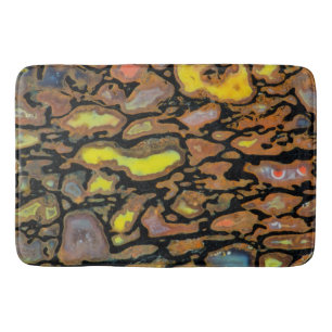 Multi Coloured Dinosaur Bone Bath Mat