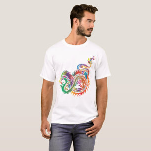 Multi Coloured Dragon Men's Shirt