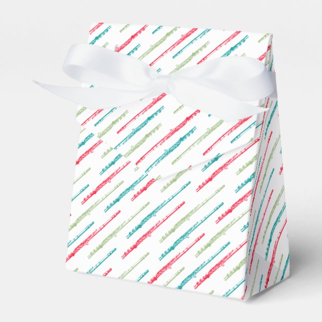 Multi Coloured Flutes Favour Box (Front Side)
