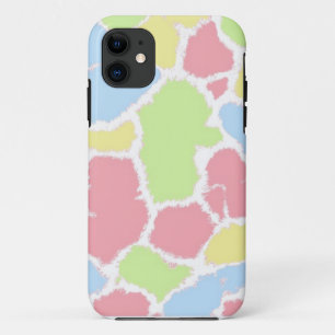 Multi-Coloured Giraffe Fur Pattern iPhone 11 Case