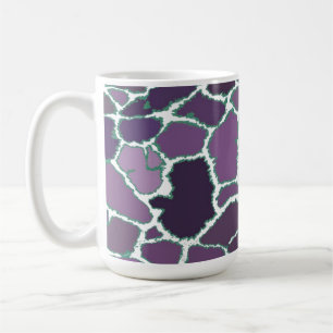 Multi-Coloured Giraffe Fur Pattern Coffee Mug