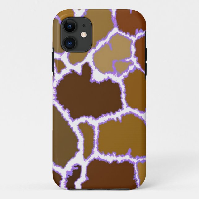 Multi-Coloured Giraffe Fur Pattern iPhone 5 Case (Back)