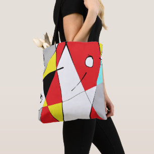 Multi-coloured Graphic Tote Bag