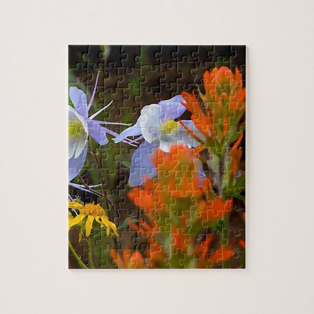 Multi-coloured Jigsaw Puzzle (Vertical)