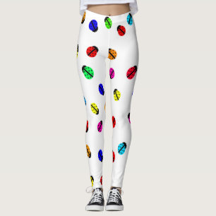 Multi coloured Lady Bugs Leggings