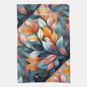Multi-coloured Leaves  Thunder_Cove  Tea Towel