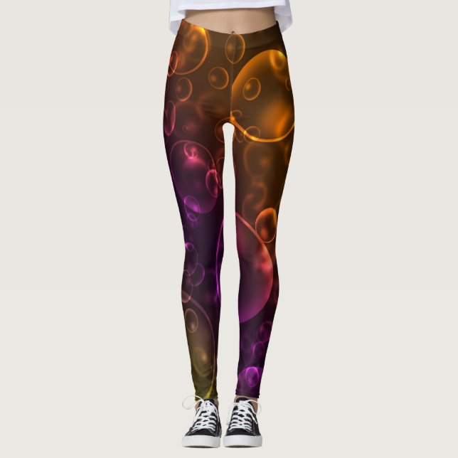 Multi-coloured lenses leggings (Front)