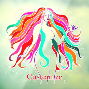 Multi-coloured long-haired goddess Thunder_Cove