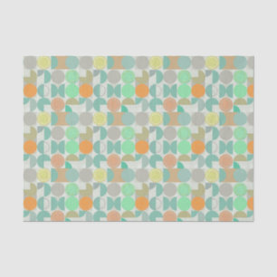 Multi-coloured modern geometric tissue paper