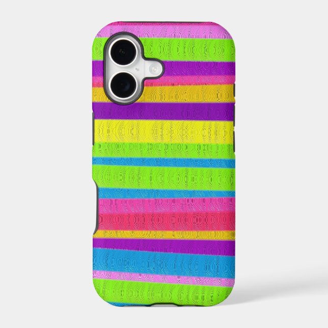 Multi coloured oil paint stripes (Back)