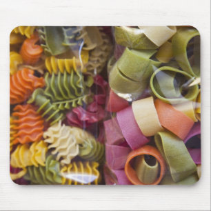 Multi coloured pasta, Torri del Benaco, Verona Mouse Pad