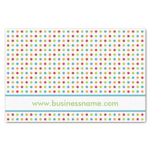 Multi-Coloured Polka Dot Tissue Paper