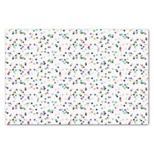 Multi Coloured Polka Dots Tissue Paper
