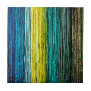 Multi Coloured Rope Design Ceramic Tile