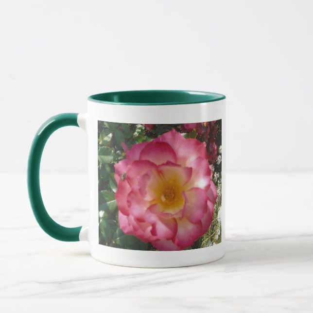 Multi-Coloured Rose Mug (Left)