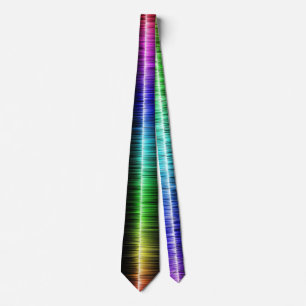 Multi Coloured Sound Wave Necktie