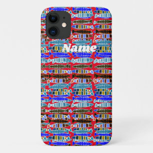 Multi-coloured striped fish Thunder_Cove   iPhone 11 Case