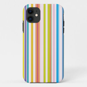Multi Coloured Stripes iPhone 11 Case