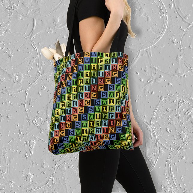 Multi-coloured swimming sport tote bag (Creator Uploaded)