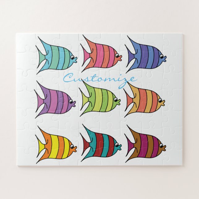 Multi-coloured Tropical Fish Thunder_Cove Jigsaw Puzzle (Horizontal)