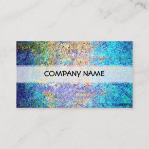 Multi Colours Abstract Art Painting Business Card