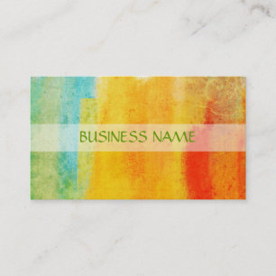 Multi-colours Painting Abstract Art Business Card