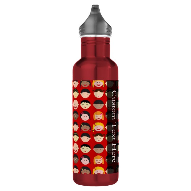 Multi-Cultural Children 710 Ml Water Bottle (Right)