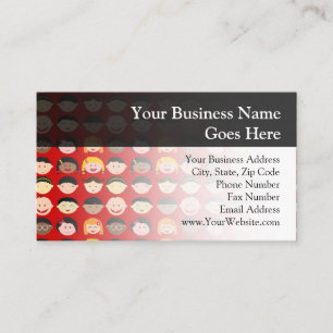 Multi-Cultural Children Business Card