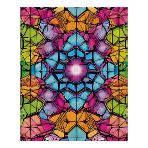 Multi D Opalescence Poster