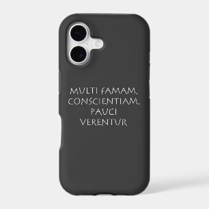 Multi famam conscientiam pauci verentur