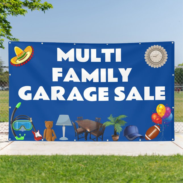 Multi family Garage sale banner (Outside)